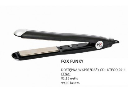 Fox Funky prostownica do włosów 