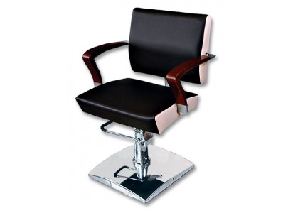 Fotel fryzjerski SALVADOR w kolorze czarnym