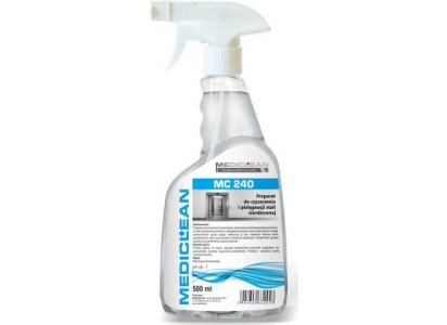 Mediclean MC240 preparat do czyszczenia stali nierdzewnej aluminium 500ml